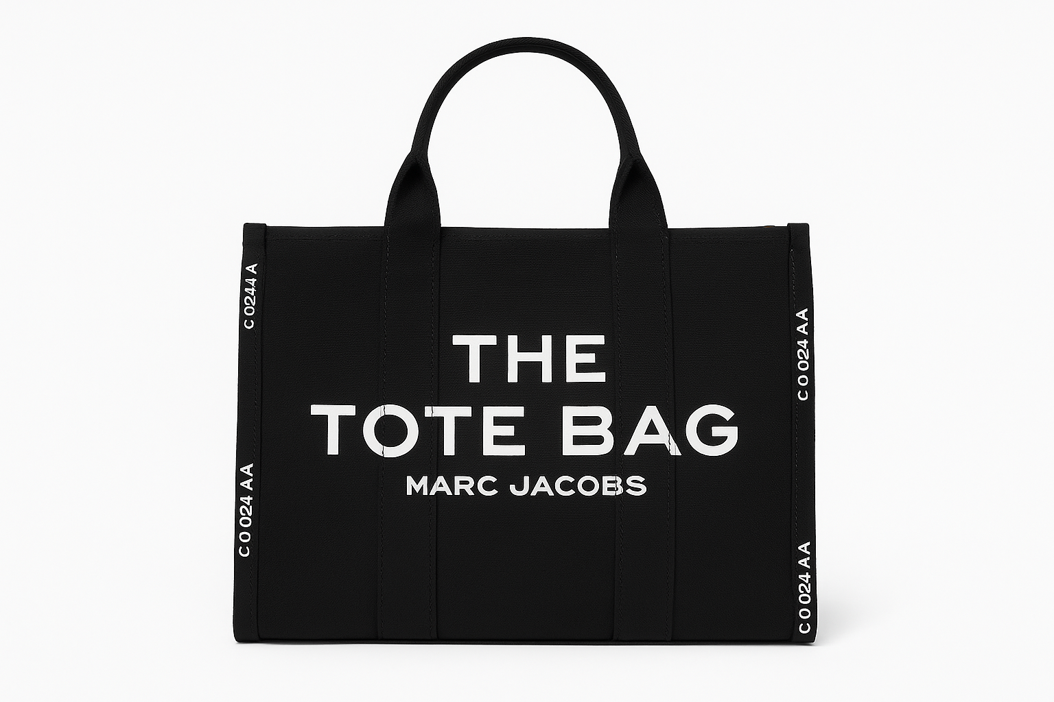 Pure Black Tote Bag
